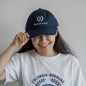 Barnard College Baseball Hat Navy NWOT